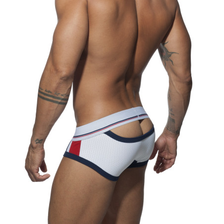Bottomless OPEN SPORT MESH Blanc