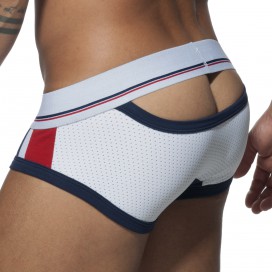 Bottomless OPEN SPORT MESH Blanc 2