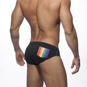 Slip de bain RAINBOW SWIM Noir