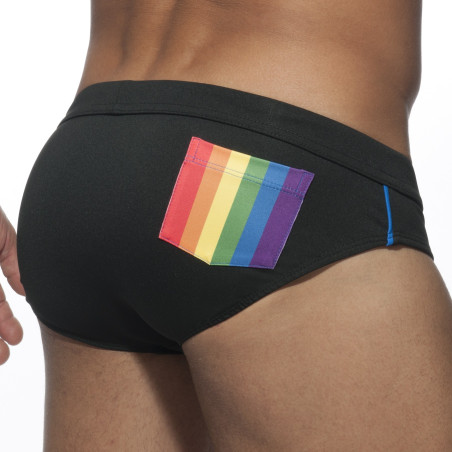 Slip de bain RAINBOW SWIM Noir