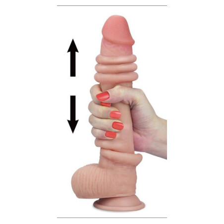 Gode réaliste SLIDING SKIN de 13cm de la marque LoveToy