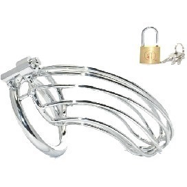 Cage de Chasteté en métal GRILLE 12 x 3.5cm | Anneau 40mm