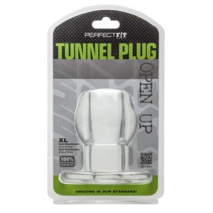 Plug Tunnel XL de Perfect Fit Transparent 9 x 7 cm