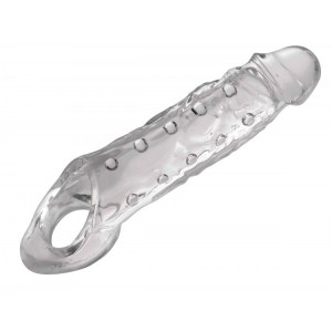 Gaine pour pénis transparente Size Latters 15 x 4.5 cm