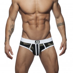 Slip CAMO STRIPE Blanc