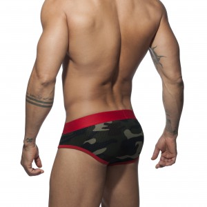 Slip CAMO STRIPE Rouge
