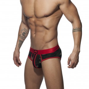 Slip CAMO STRIPE Rouge