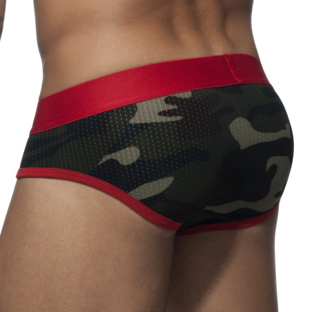 Slip CAMO STRIPE Rouge