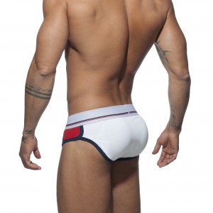 Slip rembourré SPORTIVE BRIEF Blanc