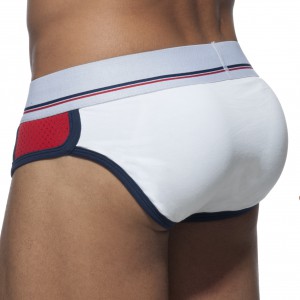 Slip rembourré SPORTIVE BRIEF Blanc