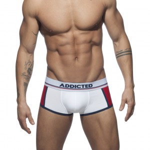 Boxer rembourré SPORTIVE TRUNK Blanc