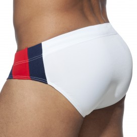 Slip de bain STRIPES BASIC Blanc 2