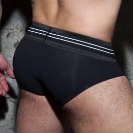 Slip DOUBLE STRIPE Noir-Blanc 2