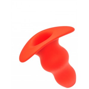 Plug Tunnel STRETCH Hole medium Rouge de 13 x 6.4 cm