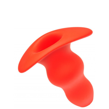 Plug Tunnel STRETCH Hole large couleur rouge de 15 x 7 cm