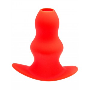 Plug Tunnel STRETCH Hole extra large rouge de 16 x 7.5cm