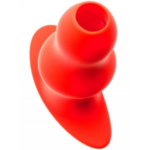 Plug Tunnel STRETCH Hole extra large rouge de 16 x 7.5cm