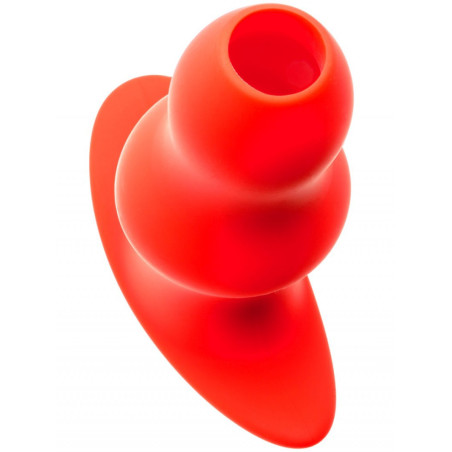 Plug Tunnel STRETCH Hole extra large rouge de 16 x 7.5cm
