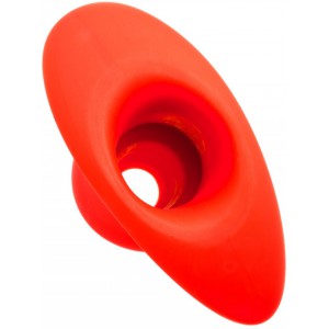 Plug Tunnel STRETCH Hole extra large rouge de 16 x 7.5cm