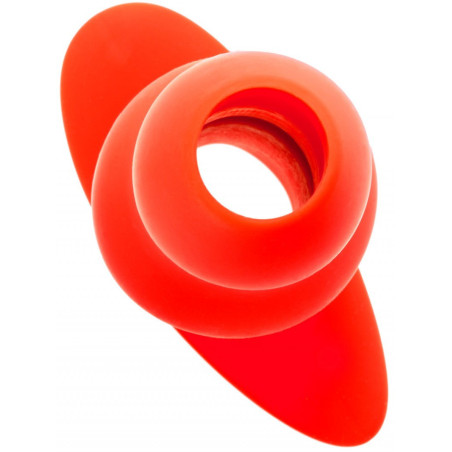 Plug Tunnel STRETCH Hole extra large rouge de 16 x 7.5cm