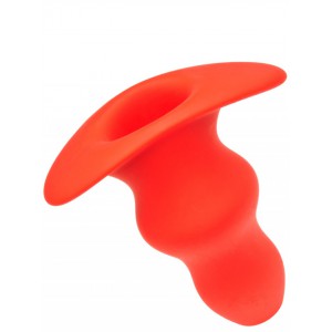 Plug Tunnel STRETCH Hole extra large rouge de 16 x 7.5cm