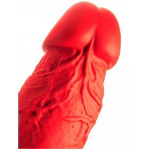 Double gode STRETCH N°33 Couleur rouge de 42 x 5 cm