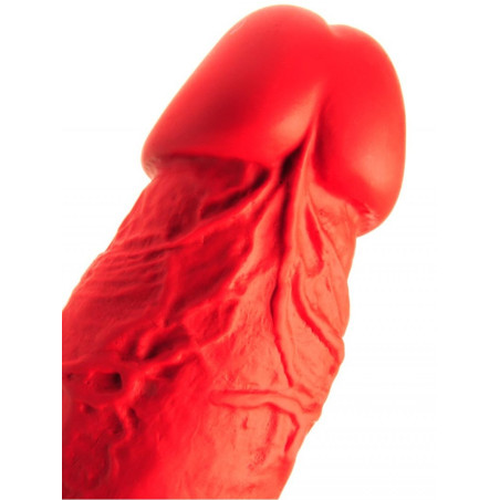 Double gode STRETCH N°33 Couleur rouge de 42 x 5 cm