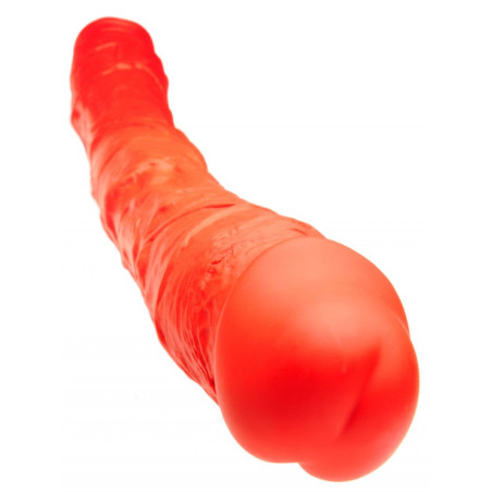Double Gode STRETCH N°55 de MK Toys 52cm x 5.7cm Rouge