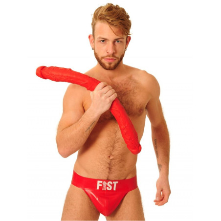 Double Gode STRETCH N°55 de MK Toys 52cm x 5.7cm Rouge