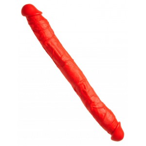 Double Gode STRETCH N°55 de MK Toys 52cm x 5.7cm Rouge