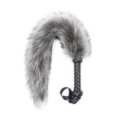 Fouet CARESSE FOX Gris 45cm