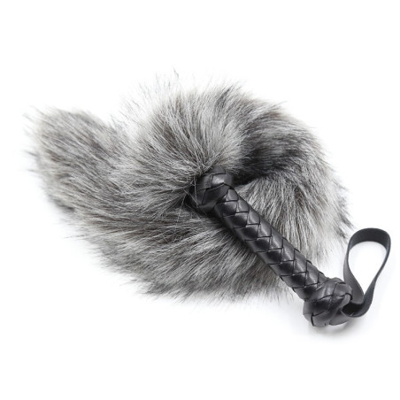 Fouet CARESSE FOX Gris 45cm