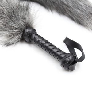 Fouet CARESSE FOX Gris 45cm