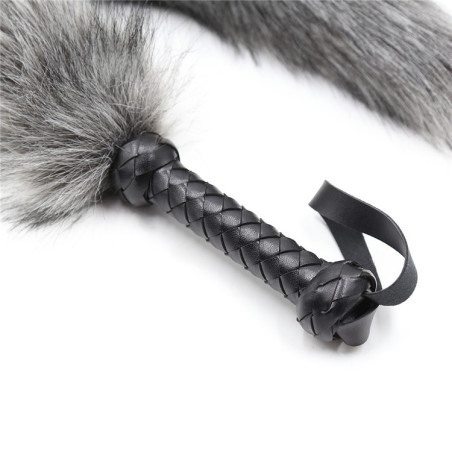 Fouet CARESSE FOX Gris 45cm