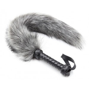 Fouet CARESSE FOX Gris 45cm
