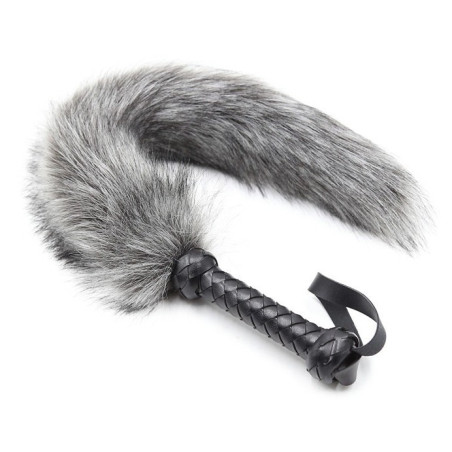 Fouet CARESSE FOX Gris 45cm