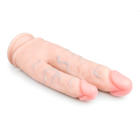 Double gode avec ventouse de 17 x 4.5cm EasyToys Chair