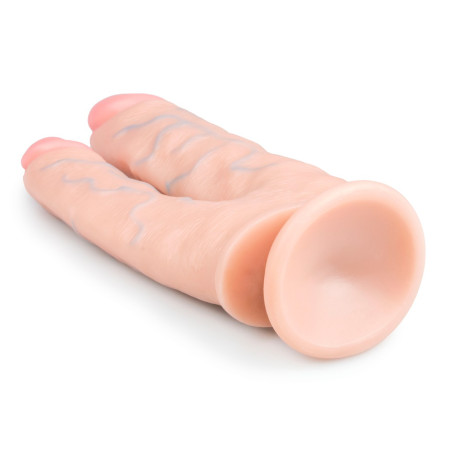 Double gode avec ventouse de 17 x 4.5cm EasyToys Chair
