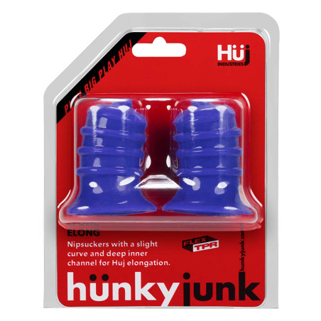 Suce-tétons ELONG de Hünkyjunk Couleur bleue
