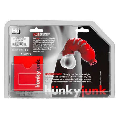 Cage de chasteté LOCKDOWN Hünkyjunk transparent