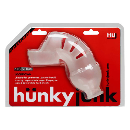 Cage de chasteté LOCKDOWN Hünkyjunk transparent
