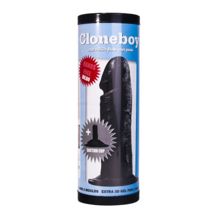 Moule CLONEBOY Gode noir + ventouse