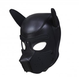 Cagoule PUPPY Néoprène coloris Noir de Kinky Puppy 2