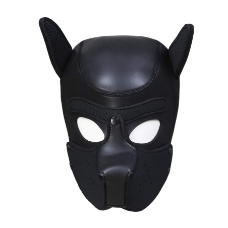 Cagoule PUPPY Néoprène coloris Noir de Kinky Puppy