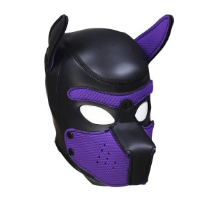 Cagoule PUPPY Néoprène Noir-Violet