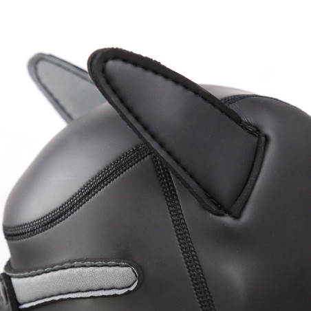 Cagoule PUPPY en néoprène Noir-Gris