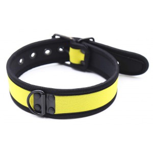 Collier PUPPY Néoprène Jaune