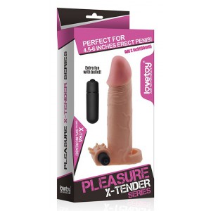 Gaine de pénis X-TENDER 2 par LoveToy 17 x 4 cm
