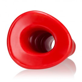 Plug Tunnel PIG-HOLE DEEP Small Rouge de Oxballs 2