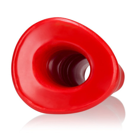 Plug Tunnel PIG-HOLE DEEP Small Rouge de Oxballs